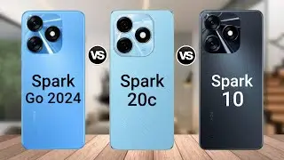 Tecno Spark Go 2024 Vs Tecno Spark 20c Vs Tecno Spark 10