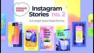 6 Fashion Instagram Stories Promo | After Effects Templates Download