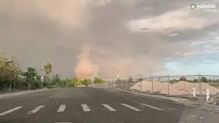 Family in vehicle capture tornado on camera in Davis, CA