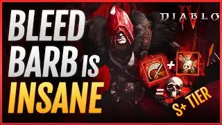 BEST BLEED Barbarian Build just MELTS Everything | Season 3 Rend / Charge Barb Guide for Diablo 4