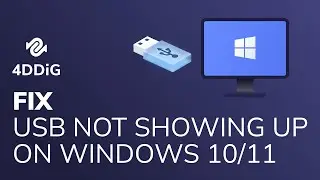 How to Fix USB Not Showing up on Windows 10/11| 6 Fixes for USB Not Showing Up on Windows 10 #4k