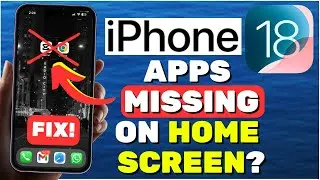 Fix Missing App Icons On Home Screen After Unhiding Them (iOS 18)