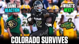 REACTING TO DEION SANDERS & COLORADO SURVIVING NORTH DAKOTA STATE