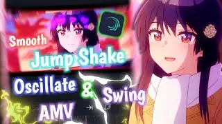 Tutorial Smooth Jump Shake AMV Alight Motion Oscillate & Swing + Smooth Transition Fake Zoom