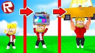 ПОДНЯЛ ГРУЗОВИК?! СИМУЛЯТОР КАЧКА! ROBLOX