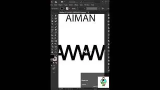 Create latter logo in adobe illustrator easily #shorts