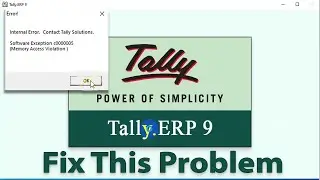 how to solve memory access violation in tally erp 9