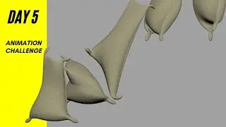 Flour Sack Jump Animation | 28 day animation challenge - Day 5