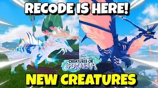 RECODE EARLY ACCESS! NEW CREATURES+GIVEAWAY | Creatures of Sonaria