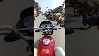 Honda Cg 125 DREAM 2021 POV IN TRAFFIC