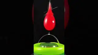 Drop balloon slow motion 77