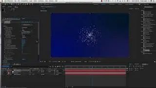 After Effects Tutorial: Easy background particle - Free download template