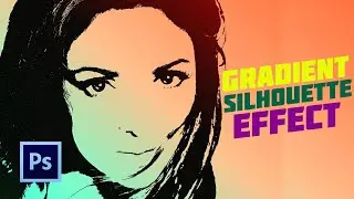 How to make a Gradient Silhouette Effect in Adobe Photoshop CC  Latest Tutorial 2020