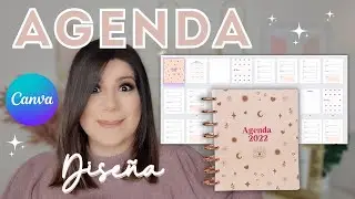 CREA tu propia AGENDA en CANVA ⭐️  Te regalo la plantilla...