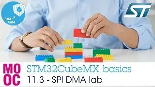 STM32CubeMX basics: 11.3 STM32Cube HAL labs SPI - Lab SPI DMA