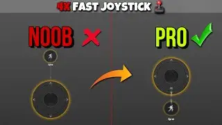 New 🔥 Joystick Trick For 4X Fast Movement 😱 | PUBGM / BGMI