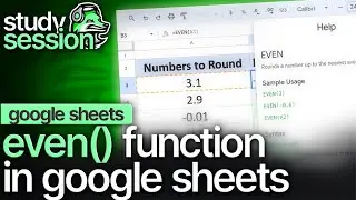 EVEN Function In Google Sheets | How To Use EVEN() In Sheets