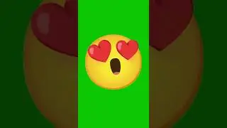 😍 Heart Eyes Emoji Animated Green Screen || Vfx Noob