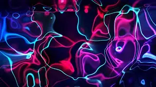 Bright Abstract Neon Multicolor Lines Animation Background video | Footage | Screensaver