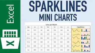 Creating Spark Lines with the REPT Formula: Excel Tutorial