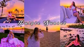 FREE PRESET FOR LIGHROOM MOBILE | NEW PRESET PURPLE SUNSET