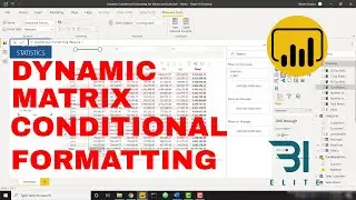 Power BI - Dynamic Conditional Formatting for Values and Totals