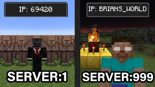 I Joined EVERY Minecraft Server.. Heres What Happened..