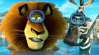 DreamWorks Madagascar em Português | Alex e Marty Melhores Momentos - Madagascar | Desenhos Animados