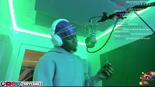 TORY LANEZ RECORDING OVER FAN BEAT (PART 2)