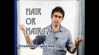 Hair or hairs?
