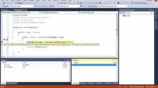 Using the Visual Studio Debugger