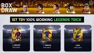 LEGEND Black Ball Trick In LEGENDS Worldwide Clubs Box Draw || Pes 2021 Mobile