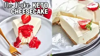 Creamy No-Bake Keto Cheesecake | Low-Carb, Sugar-Free & Delicious!