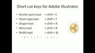 52 - Short cut keys for adobe illustrator