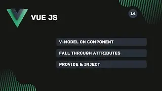 Vue JS 3 in Hindi #14 v-model on Component, fall through attributes & provide & inject