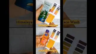 Ph Test, Himalaya Neem Face Wash v/s Clean & Clear Foaming Face Wash | #phtest #facewashph #popular