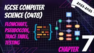 IGCSE Computer Science C7 - PDLC, Structured Diagram, Flowchart, Pseudocode