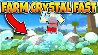 Booga Booga HOW TO FARM CRYSTALS FAST! [+NEW METHOD]