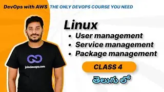 Session-04 User, Service & Package Management | DevOps with AWS Full Course LIVE in Telugu by Shiva