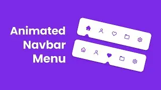 Animated Navigation Bar with Indicator using HTML CSS & JavaScript