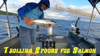 Trolling for Salmon on Lake Winnipesaukee