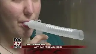 1/3 of people possibly misdiagnosed with asthma