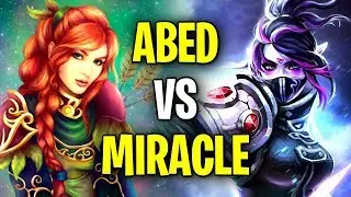 MIRACLE vs ABED Epic Midlane Fight - Incredible Plays