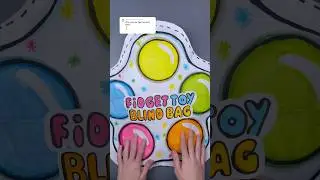 Fidget toy blind bag!#papersquishy #blindbag #diy #asmr #papercraft #paperasmr #unboxing