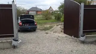 Автоматика распашных ворот Nice Hopp открытие наружу (umdom123.ru)