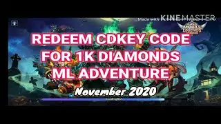 NOVEMBER 13, 2020 - REDEEM CDKEY CODE MOBILE LEGENDS ADVENTURE