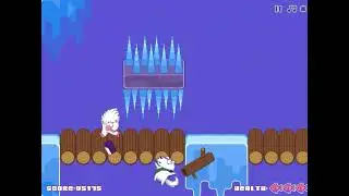 Snow Drift (Nitrome) - Complete Walkthrough (All Levels, No Deaths)