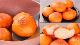 EGGLESS FRIED BUN RECIPE |  WITHOUT OVEN | BUN RECIPE | FRIED BREAD | SOFT & SPONGE FRIED BUN RECIPE