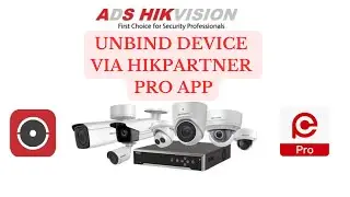 Hikvision DNR/NVR unbind via Hikpartner pro app