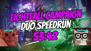 Lightfall Campaign DUO Speedrun WR [53:42] | Destiny 2